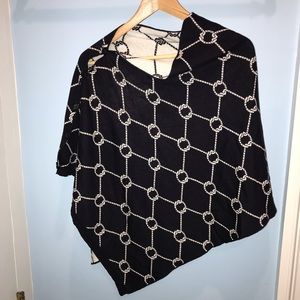 Lightweight sweater cape